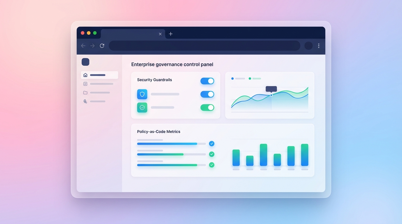 Executive governance dashboard for managing AI deployments